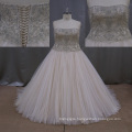 Embroidery Champagne Sweetheart Plus Size Bridal Gown